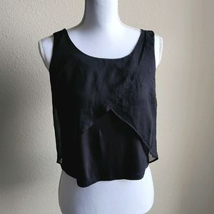 Jessica Simpson Black Juniper Tank Top